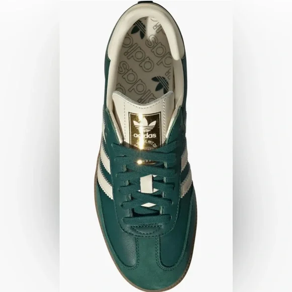 NWT Adidas Samba OG W Collegiate Green Cream White Sneakers Size Women’s 8 - Picture 5 of 16